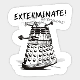 exterminate dalek Sticker